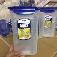 Bình Nước Nhựa Rỗng Aqua Komax 20323, thể tích 2L,nhựa PP chịu được nước nóng, xuất xứ Hàn Quốc