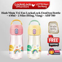 Bình Nước Nhựa Trẻ Em LocknLock DouDou Bottle- 430ml - ABF780 ABF793YEL Lock&Lock Lotte Mart Da Nang