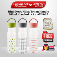 Bình Nước Nhựa Tritan Handle LocknLock 500ml - 3 Màu - ABF692 Lock&Lock Lotte Mart Da Nang