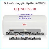 Bình nước nóng 20 lít Ferroli QQ EVO TSE-20