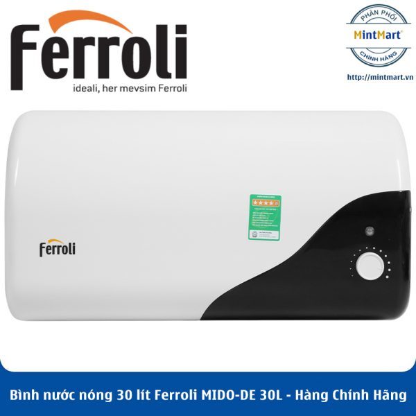Bình nóng lạnh Ferroli MIDO-DE 30L - 30 lít