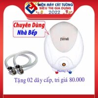 Bình nước nóng gián tiếp Ferroli Hotdog E 5L + Tặng 02 dây cấp lắp bình