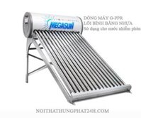BÌNH NƯỚC NÓNG NĂNG LƯỢNG MẶT TRỜI MEGASUN G-PPR- 140 LÍT - RUỘT BẰNG NHỰA CHỊU NHIỆT DÀY 4MM