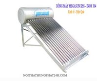 BÌNH NƯỚC NÓNG NĂNG LƯỢNG MẶT TRỜI MEGASUN 120 LÍT KSS INOX 304 CAO CẤP