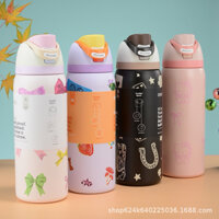 Bình Nước Owala FreeSip 32oz – Họa Tiết Siêu Xinh – Giữ Lạnh 24H – Nắp 2 Trong 1