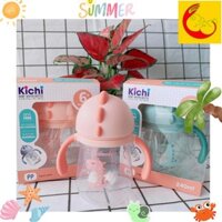 Bình nước PP 240ml , Bình tập uống nước chống sặc, chống đổ hình Khủng Long Kichilachi Kichi (Công nghệ Nhật)