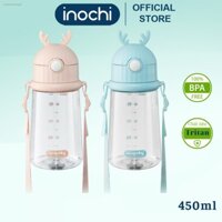 Bình nước Rudy 450ml trẻ em, thể thao, xe đạp, gym, học sinh không BPA, Inochi Goki an toàn, cho bé Vạn Phúc Store
