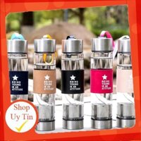 Bình nước [Sốc]Bình giữ nhiệt thủy tinh 450ml vừa giữ nhiệt vừa có bộ lọc pha trà tiện lợi, tiện dụng đa năng 7118
