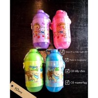 Bình Nước Star Indonesia - Nhựa PP5 An Toàn Tuyệt Đối Cho Trẻ Em - Kiểu Xếp Hình - Có Name Tag - 650ml