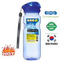 Bình nước thể thao Aquarius Komax xuất xứ Hàn Quốc 700ml nhựa An toàn, chịu nhiệt độ từ -20 độ C đến 106 độ C