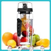 Bình nước thể thao cao cấp, bình nước Detox có ngăn chứa hoa quả, chống rò rỉ, không chứa BPA, an toàn cho sức khỏe