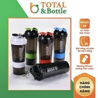 Bình nước thể thao tập gym SPIDER BOTTLE bình lắc Shaker Whey 500ml - Total Bottle