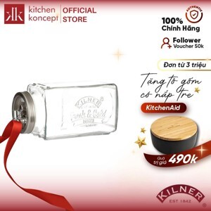 Bình nước thủy tinh Kilner Fridge - 3L