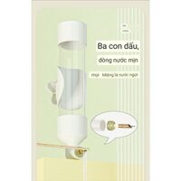 Bình Nước Tự Động Cho Vẹt 400ml Bình Nước Tự Động Cho Chồn Hương Bình Nước Cho Thỏ Bình Nước Cho Chuột Hamster