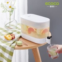 Bình nước tủ lạnh ECOCO 4L có vòi chịu nhiệt độ cao cao cấp tiện dụng 2212