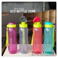 Binh Nươc Tupperware Eco Gen II 750ml - tím