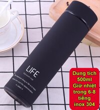 Binh nuoc uong giu nhiet  Binh pha tra giu nhiet - CHỌN NGAY BÌNH GiỮ NHIỆT LIFE Dung tích 500ml giữ ấm lên tới 8h kiểu dáng trang nhã Model LF-405 Giảm sốc NGAY TRONG HÔM NAY 50% bảo hành uy tín 1 đổi 1 Sp