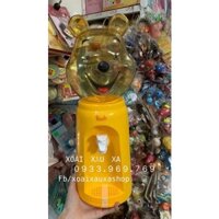 bình nước uống mini hoạt hình gấu winnie the pooh ( bị lỗi móp do vận chuyển)