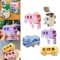 Bình Nước Xe Buýt Cho Trẻ Em, Cốc Uống Ngoài Trời 500ml, Bình Nước Rò Rỉ Cho Trẻ Em Chạy, Đi Xe,