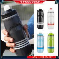 Bình nước xe đạp cách nhiệt VEEDOOCA Bình nước đi xe đạp PP5 620ML, dễ bóp, giữ nước mát / ấm áp, chống rò rỉ Bình nước xe đạp dành cho nữ Thể thao nam giới
