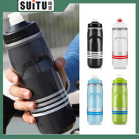 Bình nước xe đạp cách nhiệt LBG Bình nước đi xe đạp PP5 620ML, dễ bóp, giữ nước mát / ấm áp, chống rò rỉ Bình nước xe đạp dành cho nữ Thể thao nam giới