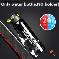 Bình nước xe đạp LIMERENCIA, Ấm đun nước ngoài trời chân không 500ML, Thép không gỉ có tường đôi có cốc giữ nhiệt ống hút