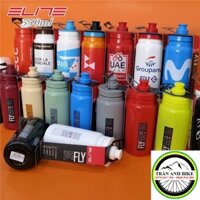 Bình nước xe đạp nhựa cao cấp ELITE các đội đua 550ml