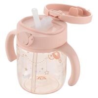 Bình ống hút Axstars 200ml Richell (Hồng, RC20443)