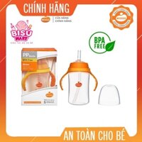 Bình ống hút, Bình uống nước cho bé PP Wesser 260ml