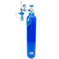 Bình Oxy Y Tế 14 Lít Kèm Bộ Đồng Hồ Thở Sử Dụng Được Ngay