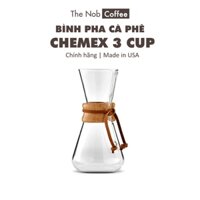 Bình pha cà phê Chemex 3 cup – Made in USA