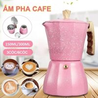 Bình Pha Cà Phê Mocha Espresso Máy Pha Cà Phê Cầm Tay Nồi Hơi Cầm Tay 150/300ml