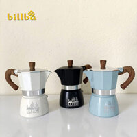 Bình pha cà phê moka espresso kiểu Ý nhỏ gọn - Ấm pha cafe cắm trại ngoài trời hoặc ở nhà