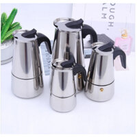 Bình Pha Cafe Moka Pot Kiểu Ý [ Dung Tích: 100ml & 200ml & 300ml & 450ml & 600ml ]