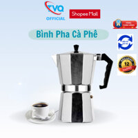 Bình pha caffe Moka Pot kiểu Ý / Ấm pha cafe Moka Pot kiểu Ý, cực đẹp màu ngẫu nhiên TVQ store
