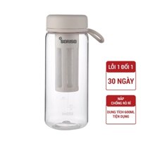 Bình Pha Cold Brew SORISO, Bình Ủ Cafe Cold Brew,  Dung Tích 600ml Bé Tiện Lợi