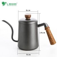 Bình pha, rót cà phê, trà cổ ngỗng drip L-Beans SD-600 - Dung tích 600ml, Sử dụng đun được trên bếp từ, bếp gas, hồng ngoại - HÀNG NHẬP KHẨU