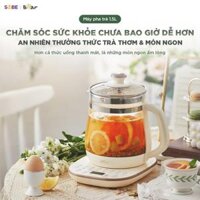 Bình Pha Trà Bear 1.5L Ấm Siêu Tốc Bình Thủy Tinh Đựng Nước Ấm Pha Trà Ấm Trà Bình Thủy Giữ Nhiệt Ấm Đun Nước HK-5H15L96