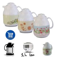 Bình Pha Trà Đựng Nước Giữ Nhiệt Rạng Đông 1 Lít ,bình giữ nhiệt lõi thủy tỉnh có ruột lọc trà