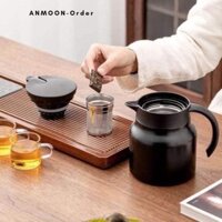 Bình Pha Trà Giữ Nhiệt 1000ml Ruột Inox Cao Cấp SUS316. Giữ Nhiệt 6-8h, Dùng Pha Trà, Cafe