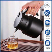 Bình Pha Trà Giữ Nhiệt 1000ml, Ấm Pha Trà Inox Có Lõi Lọc Inox Cao Cấp