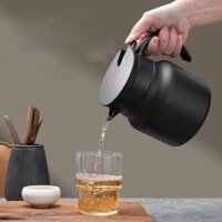 Bình Pha Trà Giữ Nhiệt 800ml, Ấm Pha Trà Inox Có Lõi Lọc Cao Cấp Sang Trọng