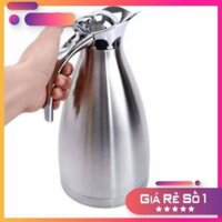Bình pha trà, pha cà phê đựng nước 2 lít inox cao cấp - Bình giữ nhiệt nước uống