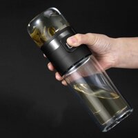 Bình pha trà thuỷ tinh giữ nhệt cao cấp có lõi lọc  dung tích 500ml có lưới lọc cao cấp