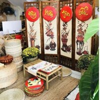 Bình Phong Gỗ Sồi Cao Cấp 2*1,75 mét