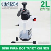 Bình phun bọt tuyết bơm tay và vòi khí nén bơm máy Oring