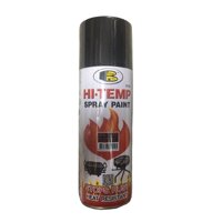 Bình phun sơn xịt chống cháy, chịu nhiệt độ cao HI-TEMP Bosny màu đen mờ No.1200