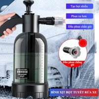Bình phun tạo bọt cầm tay bình tạo bọt rửa xe ô tô xe máy tưới cây đa năng tiện lợi nhanh chóng cầm tay khí nén
