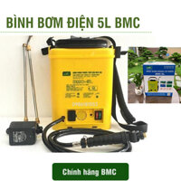 Bình phun thuốc sâu BMC 5L, Bình phun thuốc muỗi, Bình bơm điện BMC 5L, Bình phun hóa chất BMC, Bình bơm điện 5L