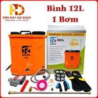 Bình phun thuốc trừ sâu Oring 12 Lít. 1 bơm.Ắc Quy 12V 8AH. Hàng Chính Hãng. BH 1 Năm